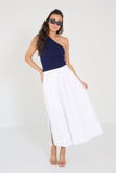 Herskind rok Hardy white met split