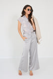 Maxmara blouse grijs licht Gaetana