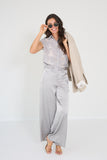 Maxmara blouse grijs licht Gaetana