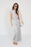Maxmara blouse grijs licht Gaetana