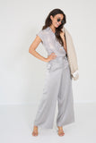 Maxmara blouse grijs licht Gaetana