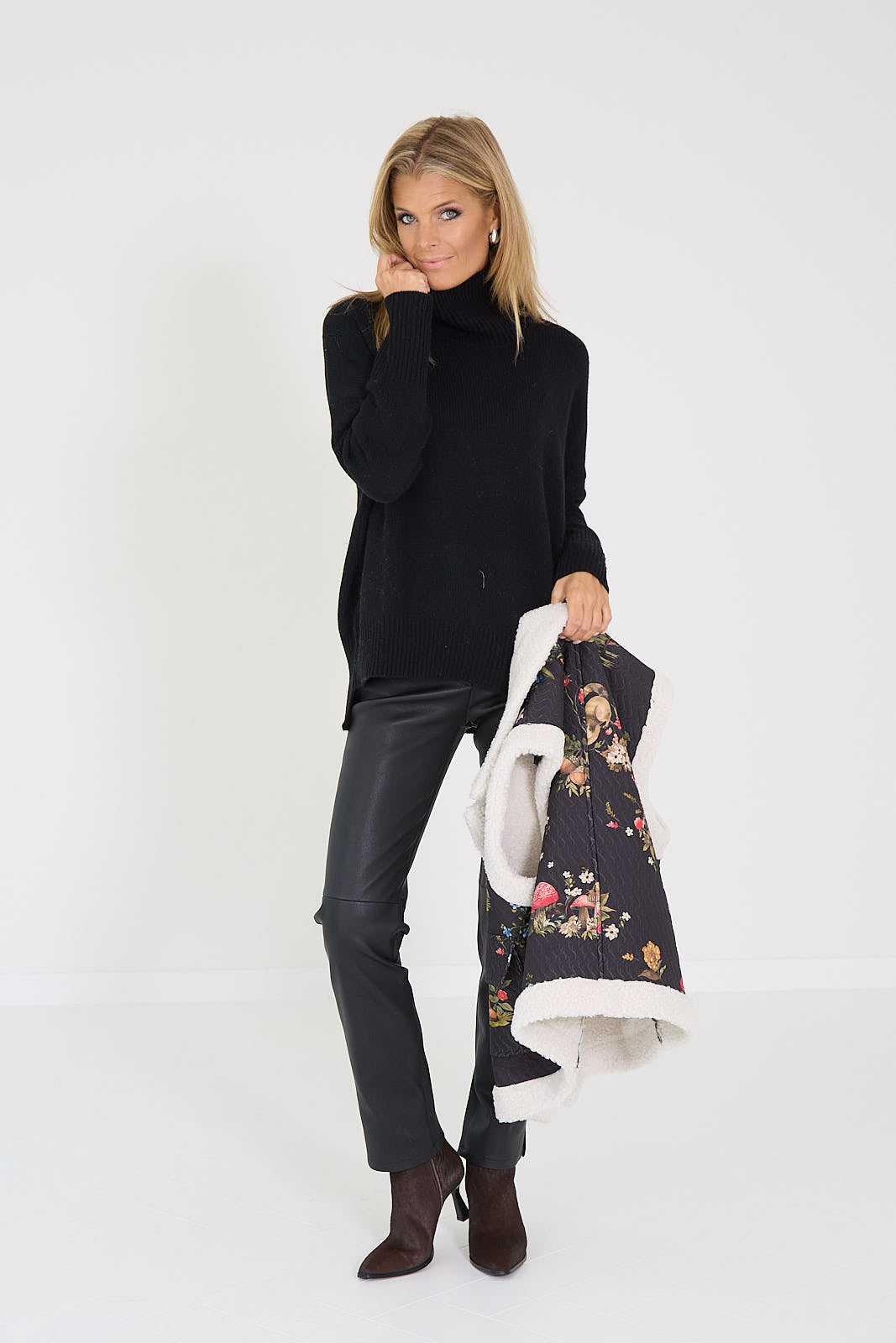 Arma broek Sarah leder