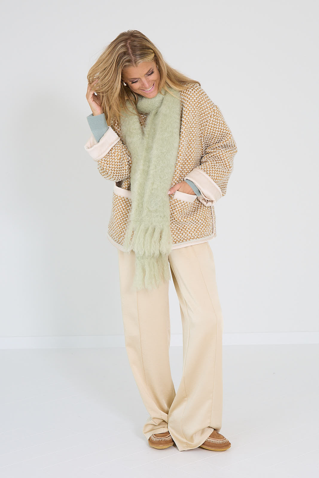 Vince broek beige