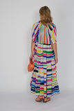 Mii jurk strepen multicolour