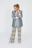 Ganni blazer grijs