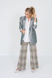Ganni blazer grijs
