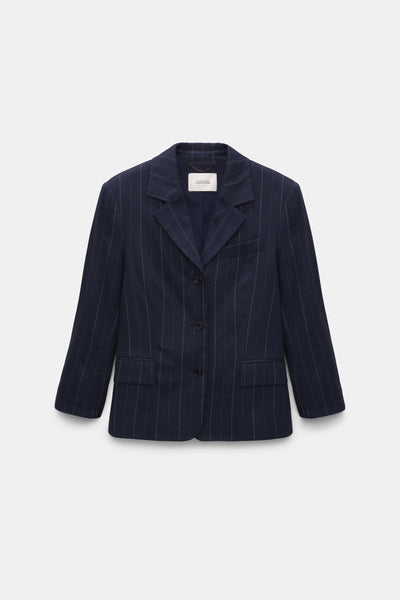 Dorothee Schumacher blazer krijtstreep navy