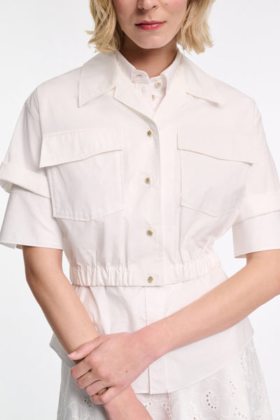 Dorothee Schumacher blouse poplin wit