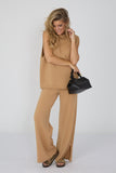 Lisa yang pull camel cashmere