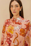 Farm Rio blouse print roze