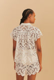 Farm Rio blouse broderie wit