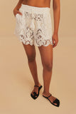 Farm Rio short broderie wit
