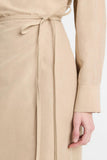 Vince wrap dress beige