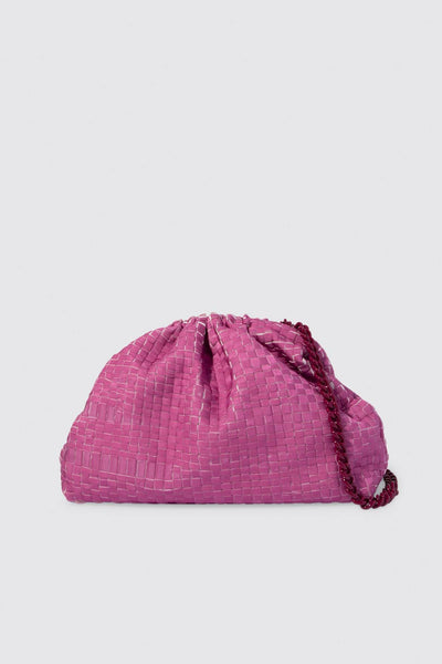 Maria la rosa clutch groot fuchsia