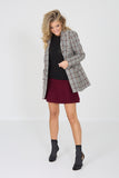 Lisa yang rok bordeaux kort