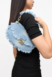 Ganni bag faded denim
