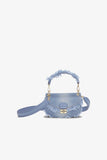 Ganni bag faded denim