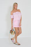 Sage and ivy top pink Daisy