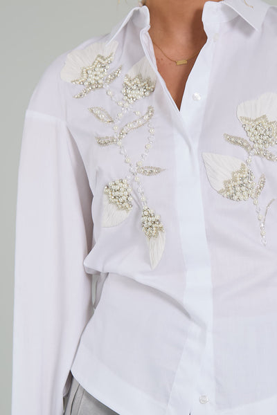 Elisabetta Franchi blouse Cae bianco