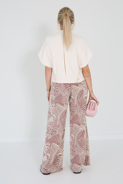 Momoni broek oud roze