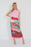 Mantero rok Dorothy bordeaux