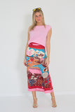 Mantero rok Dorothy bordeaux