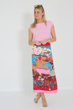 Mantero rok Dorothy bordeaux
