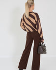 Absolut cashmere broek Ambra brownie