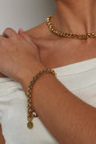 Souvenirs de Pomme armband cobra chain gold