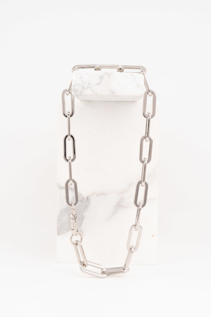 Souvenirs de Pomme halsketting Amara chain zilver