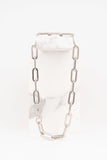 Souvenirs de Pomme halsketting Amara chain zilver