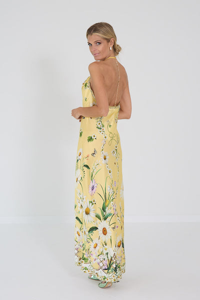 Camilla jurk Chain yellow