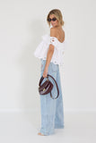 Sage and Ivy Daisy top white