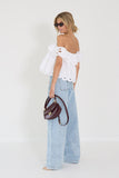 Sage and Ivy Daisy top white