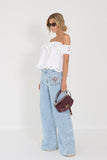 Sage and Ivy Daisy top white