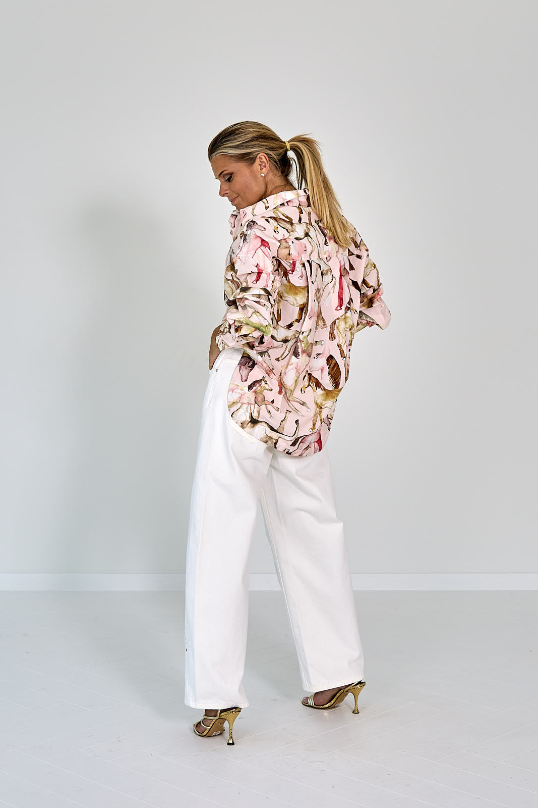 BLOUSE PAARDEN