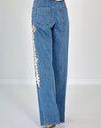 JEANS CAVALRY EMBROIDERED