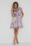 Hale-bob jurk Holland Lilac