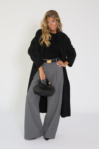 Maxmara mantel zwart