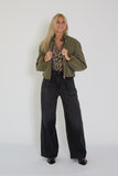 Haikure jeans zwart plooien