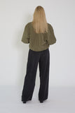 Haikure jeans zwart plooien