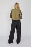 Haikure jeans zwart plooien