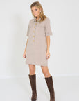 Veronica Beard knit dress beige
