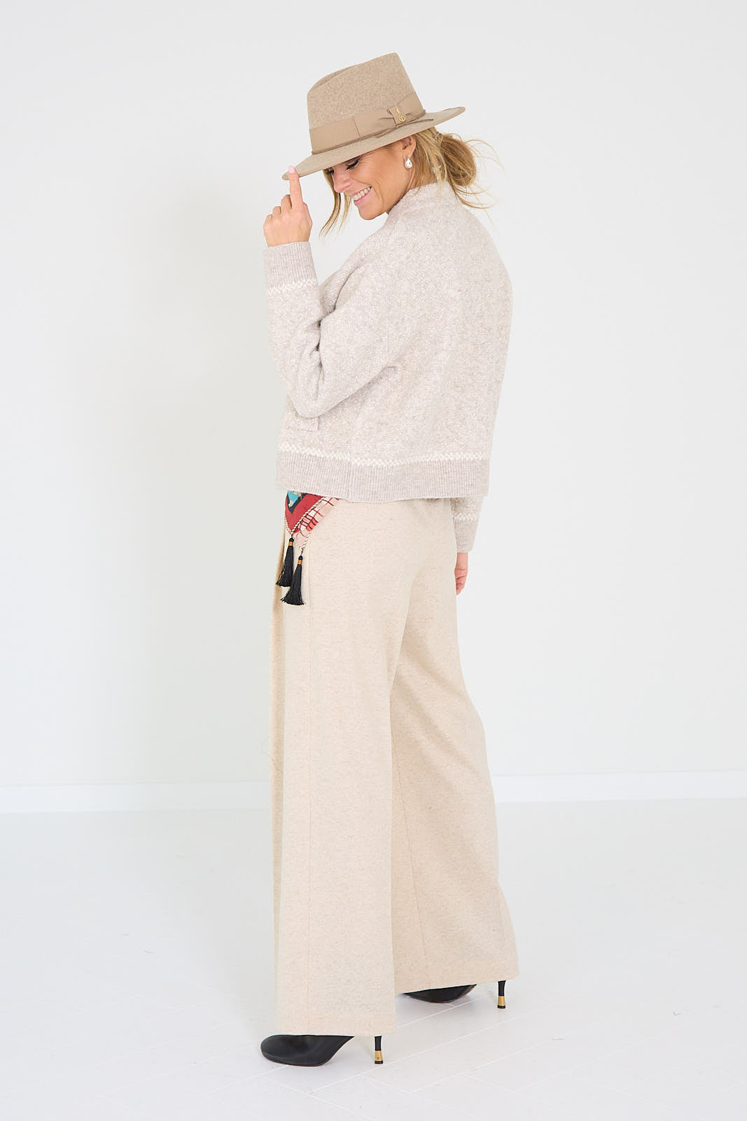 Anneclaire gilet ecru