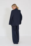 dorothee schumacher blazer krijtstrepen navy