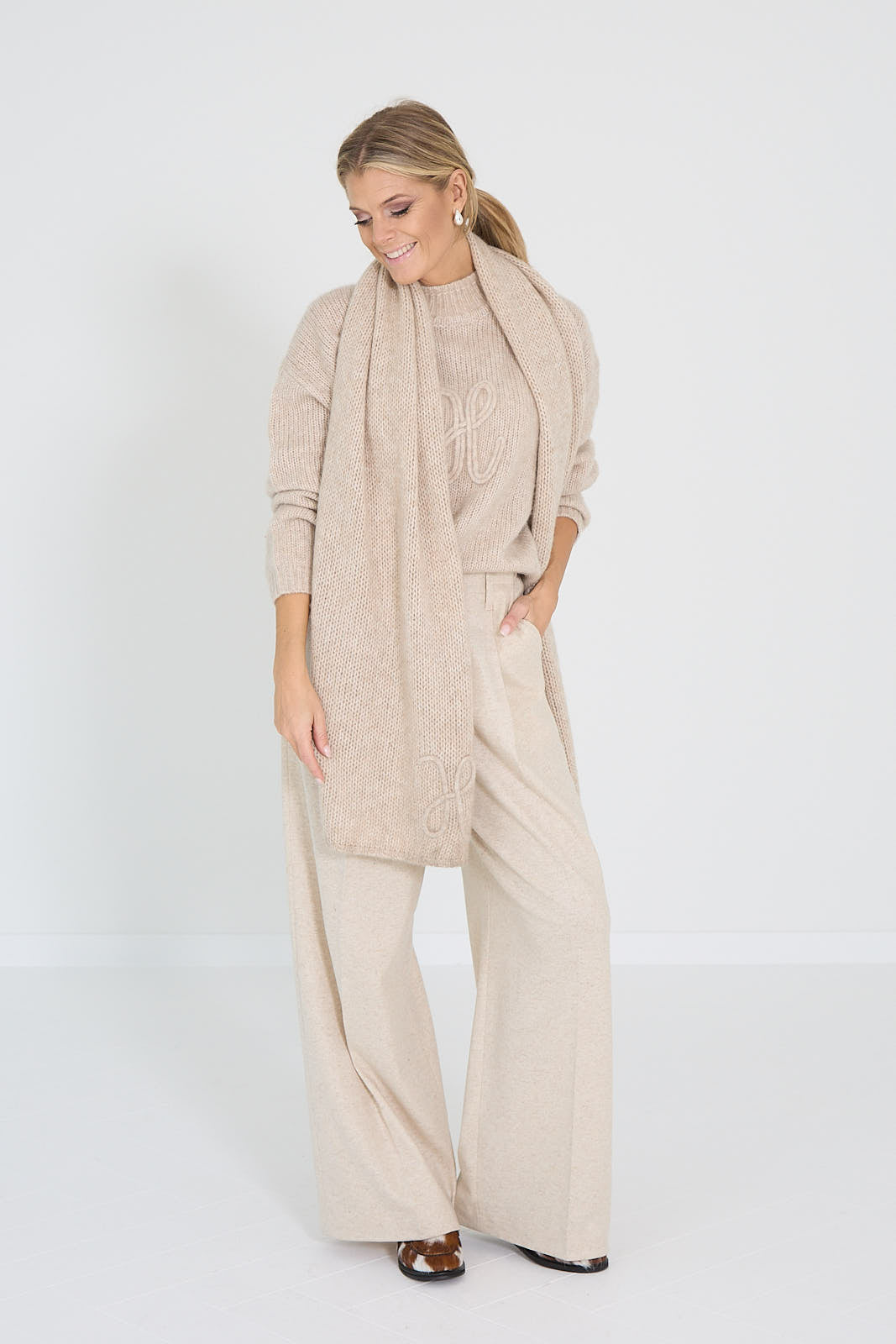 Liviana conti broek beige