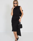 Dorothee schumacher jurk zwart met strik
