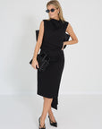 Dorothee schumacher jurk zwart met strik