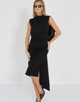 Dorothee schumacher jurk zwart met strik