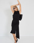 Dorothee schumacher jurk zwart met strik